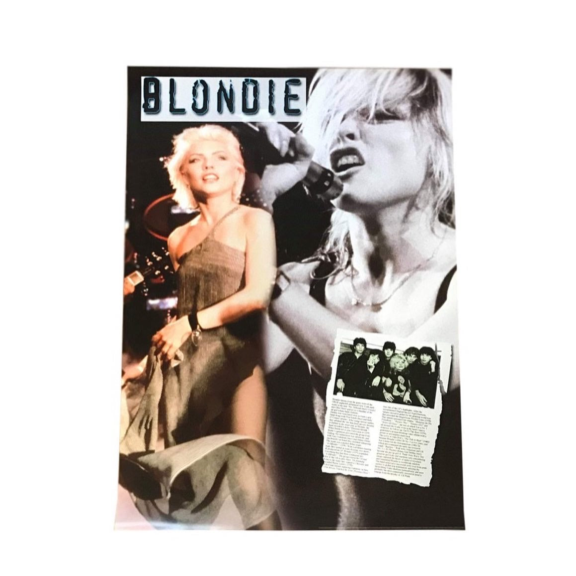 90s BLONDIE Promotional Poster