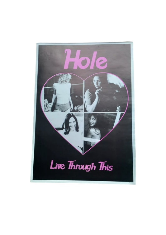 1994 HOLE "Live Through This" promotional Poster