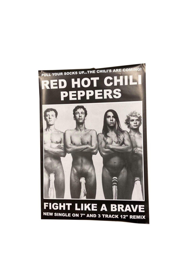 Red Hot Chili Peppers "Fight Like A Brave" promotional Poster