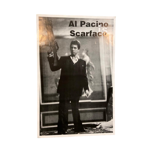 90s Scarface Movie Promotional poster