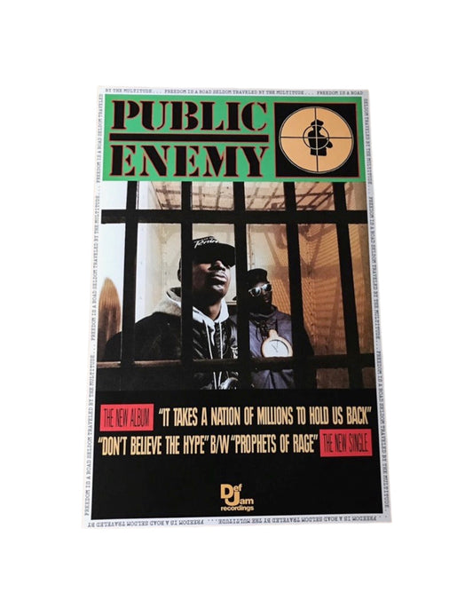 Public Enemy promotional Poster