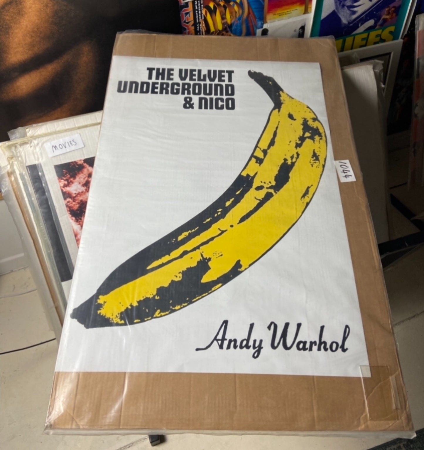 90s Andy Warhols Velvet Underground promotional Poster