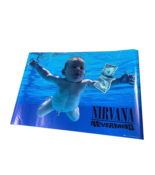 90s Nirvana "Nevermind" promotional Poster