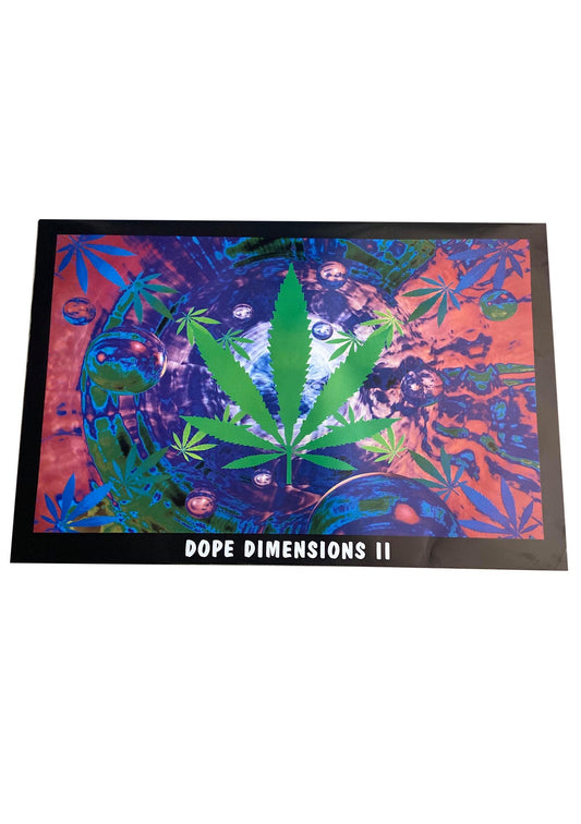 DOPE DIMENSIONS weed parody Poster