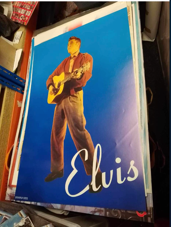 90s ELVIS promotional poster