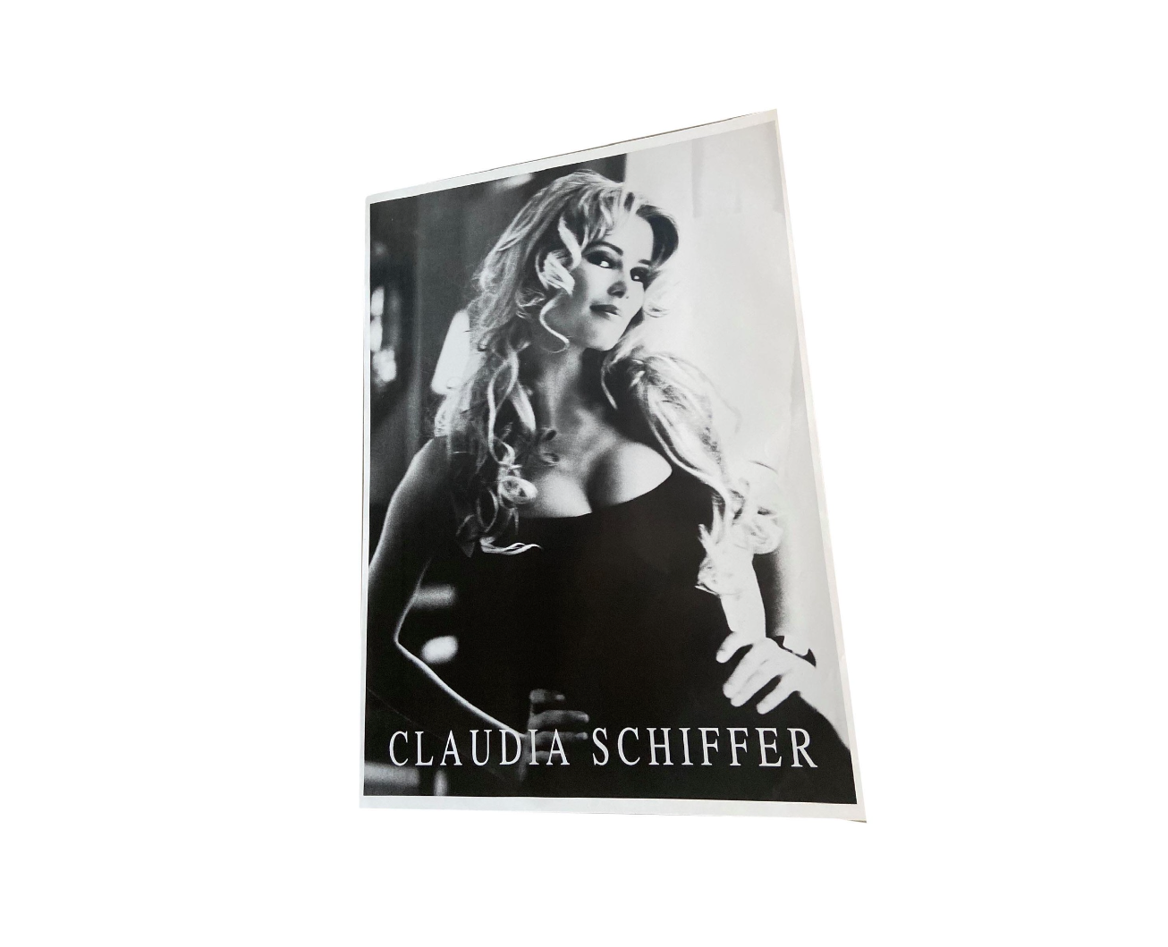 90s Claudia Schiffer Super Model Promotional Poster