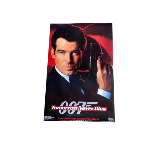 90s 007 "Tomorrow Never Dies" Movie promotional Poster