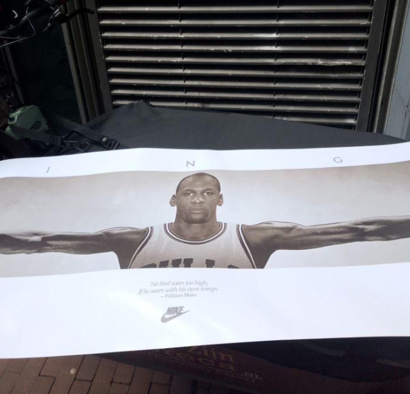 NIKE Michael Jordan "Wings" promotional Poster