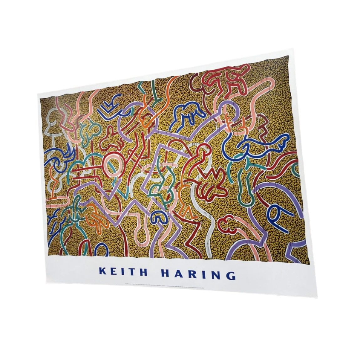 Keith Haring promotional print