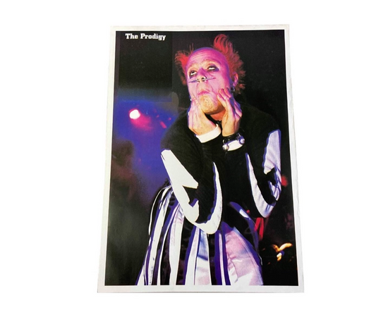 1998 The Prodigy Keith Flint Promo poster