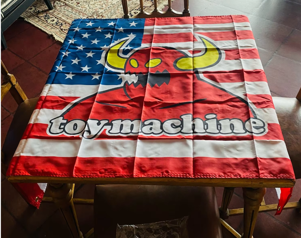 90s Toy Machine Wall Banner 6x4Ft