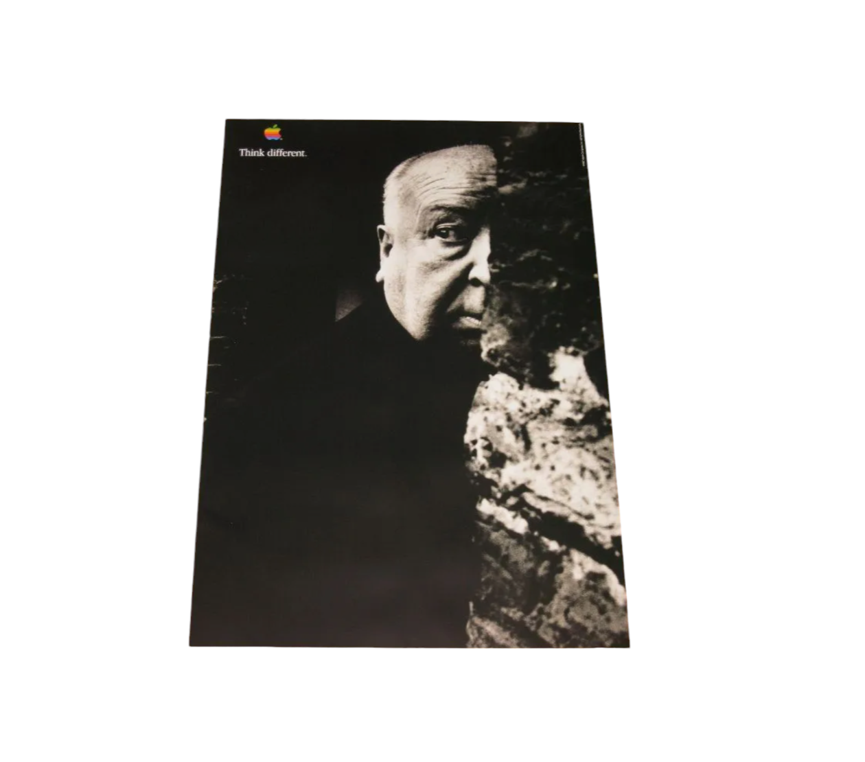 90s Apple Alfred Hitchcock Think Different Poster