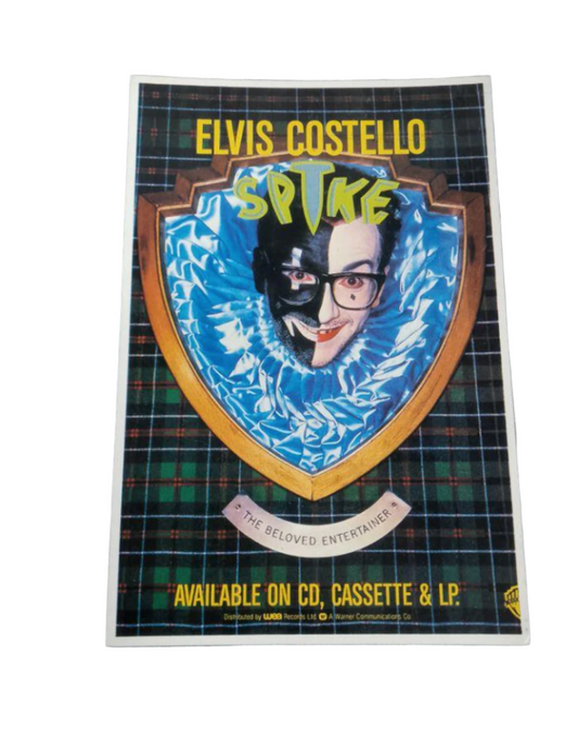 1989 Elvis Costello "Spike" Postcard