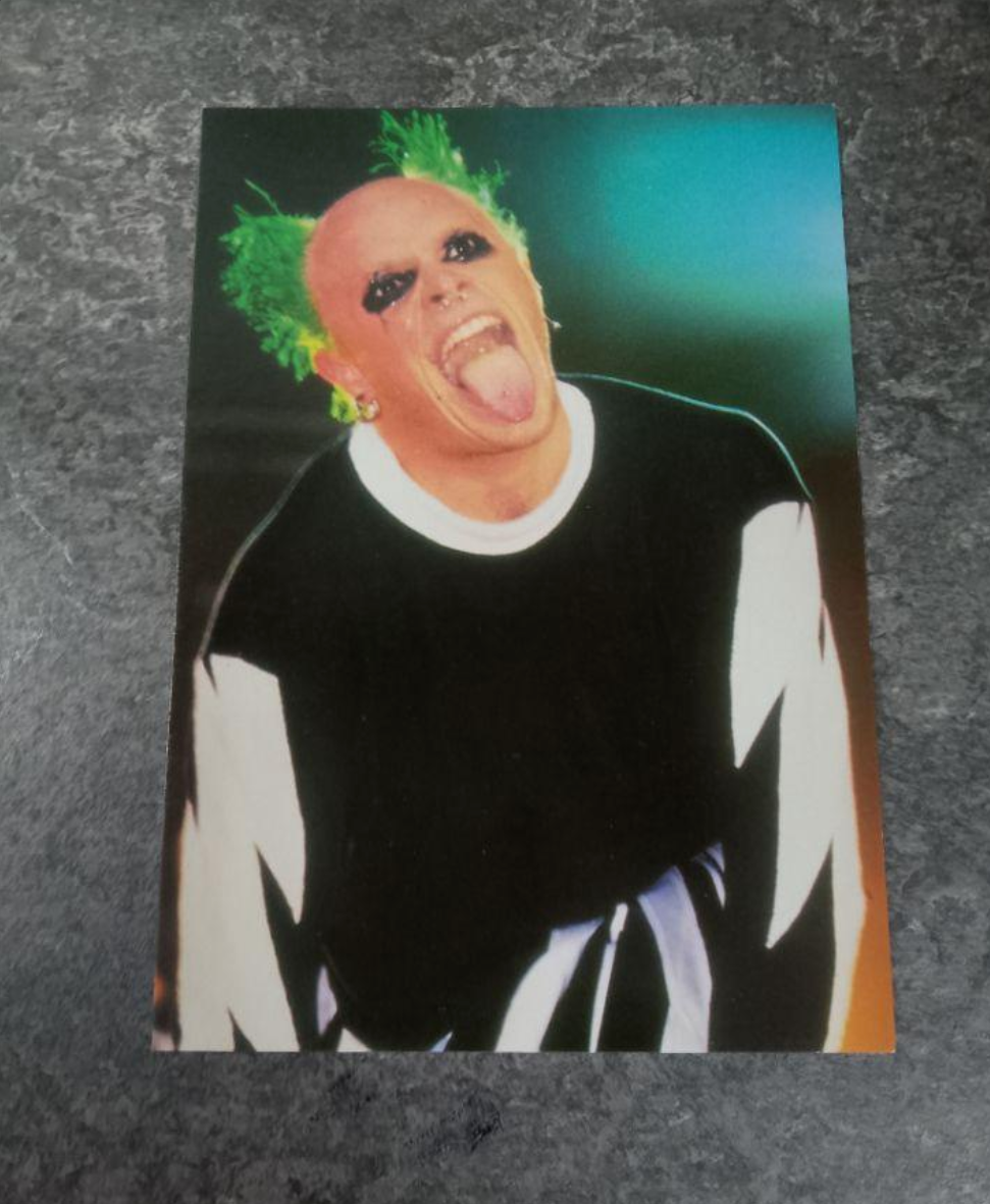 1997 The Prodigy "Keith flint" Postcard set x2