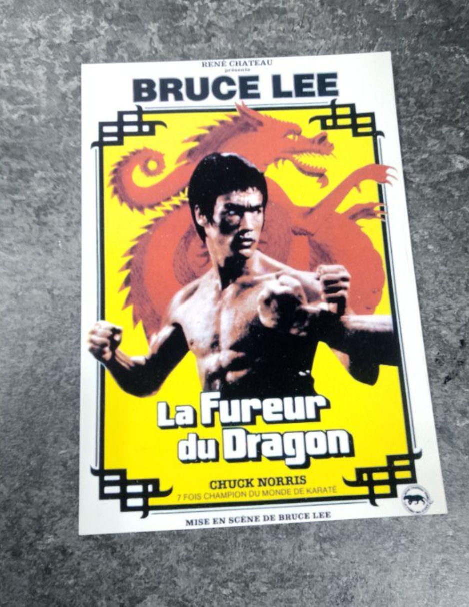 1989 Bruce Lee Movie  Postcard set x3