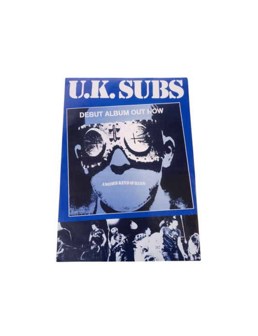 90s U.K SUBS Promotional poster