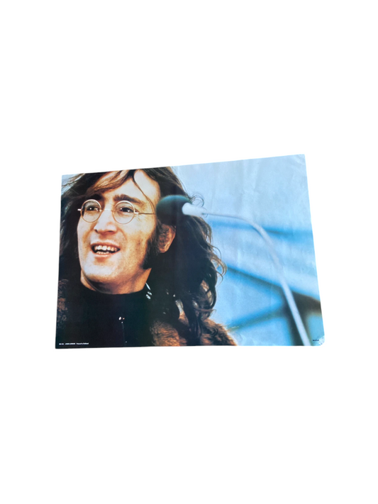 80s John Lennon Portrait promotional poster