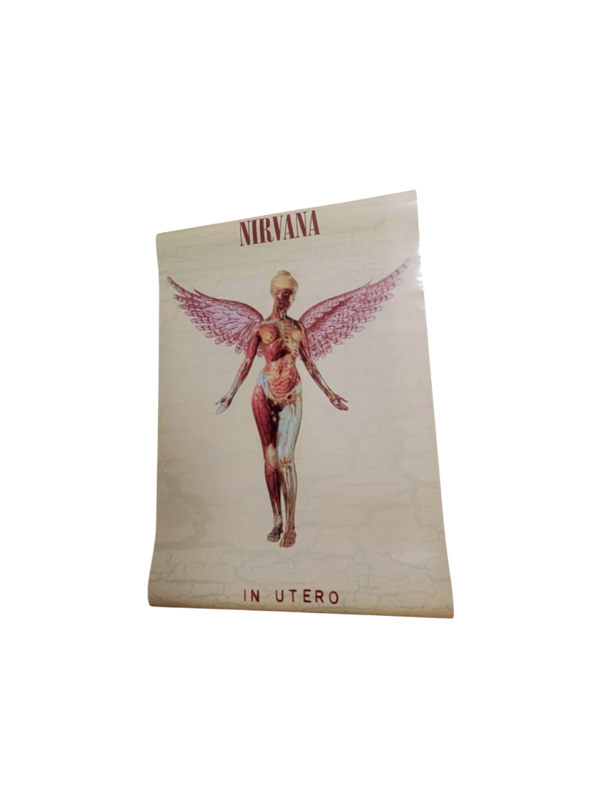 Nirvana In Utero promotional Poster