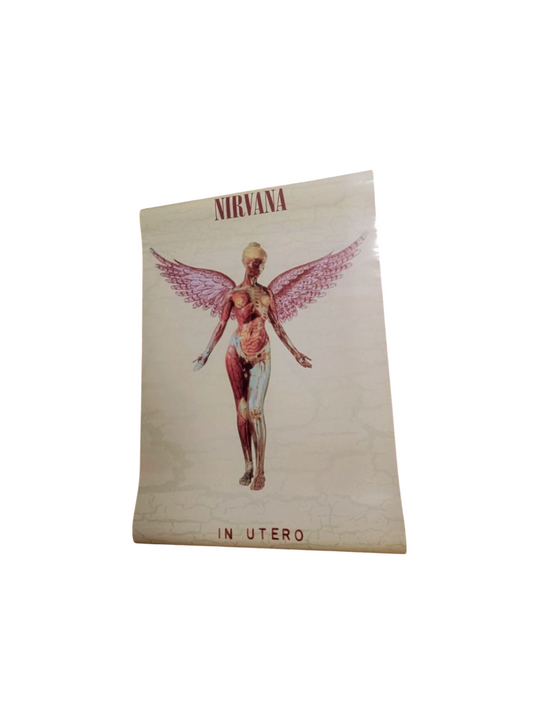 Nirvana In Utero promotional Poster