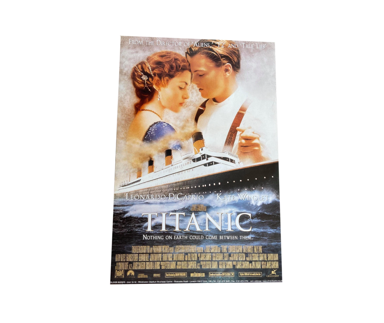 1998 Titanic movie promotional Poster