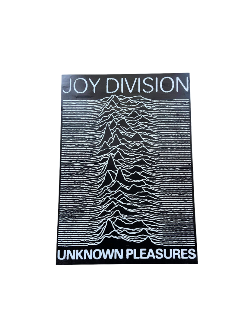 Joy Division "Unknown Pleasures" Poster