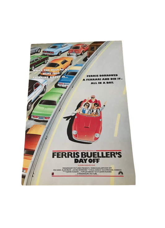 Ferris Buellers "day off"  Movie Poster