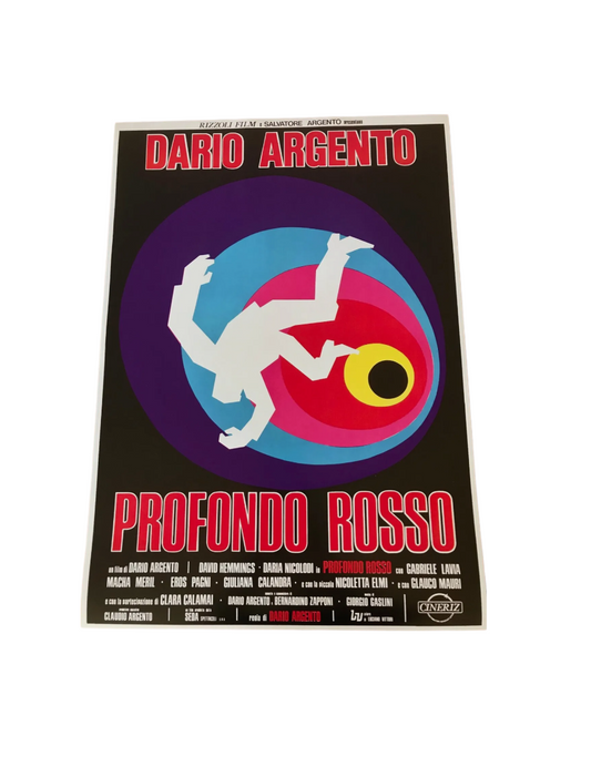 Dario Argento "Profondo Rosso" Movie Poster