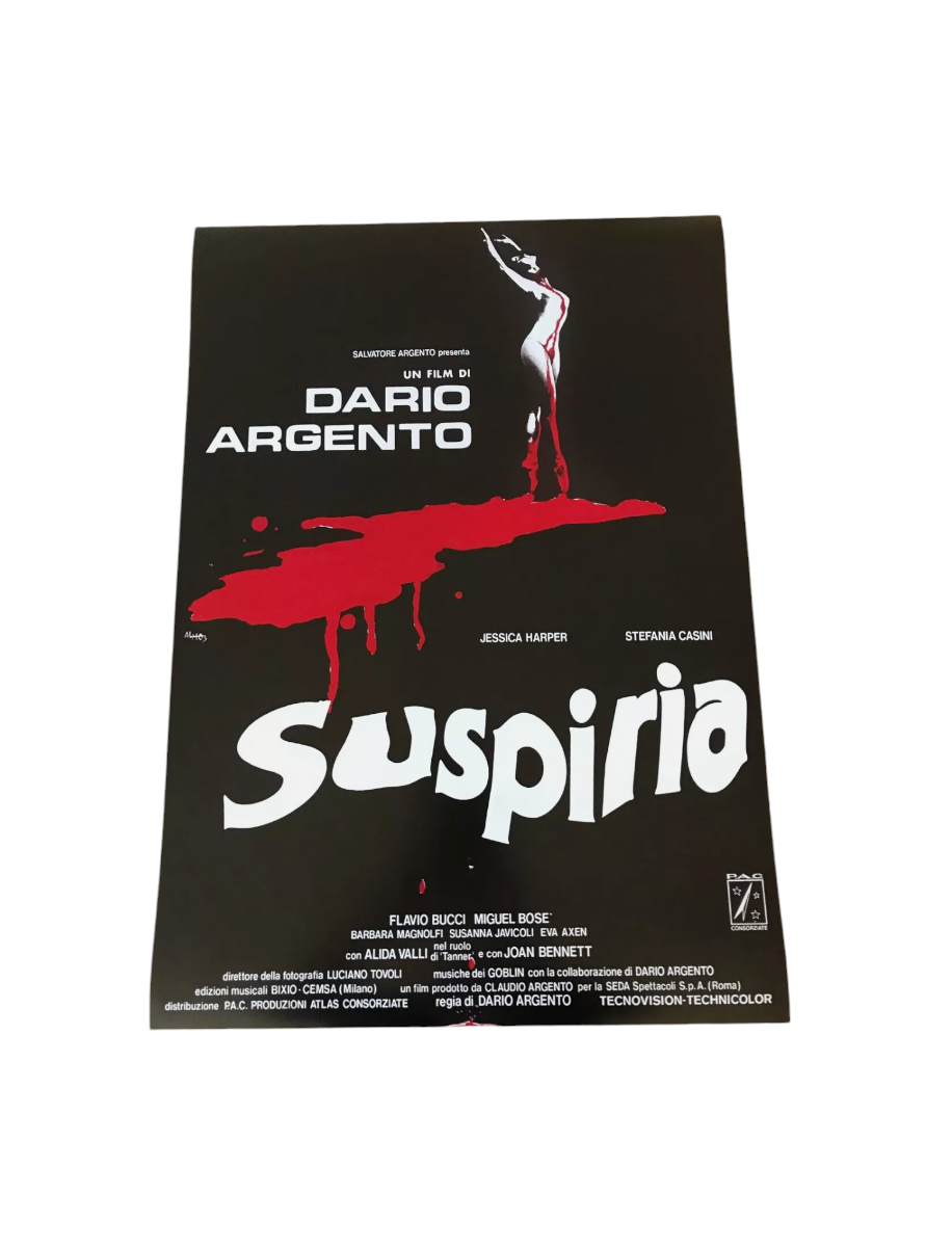 Dario Argento "Suspiria" Movie Poster