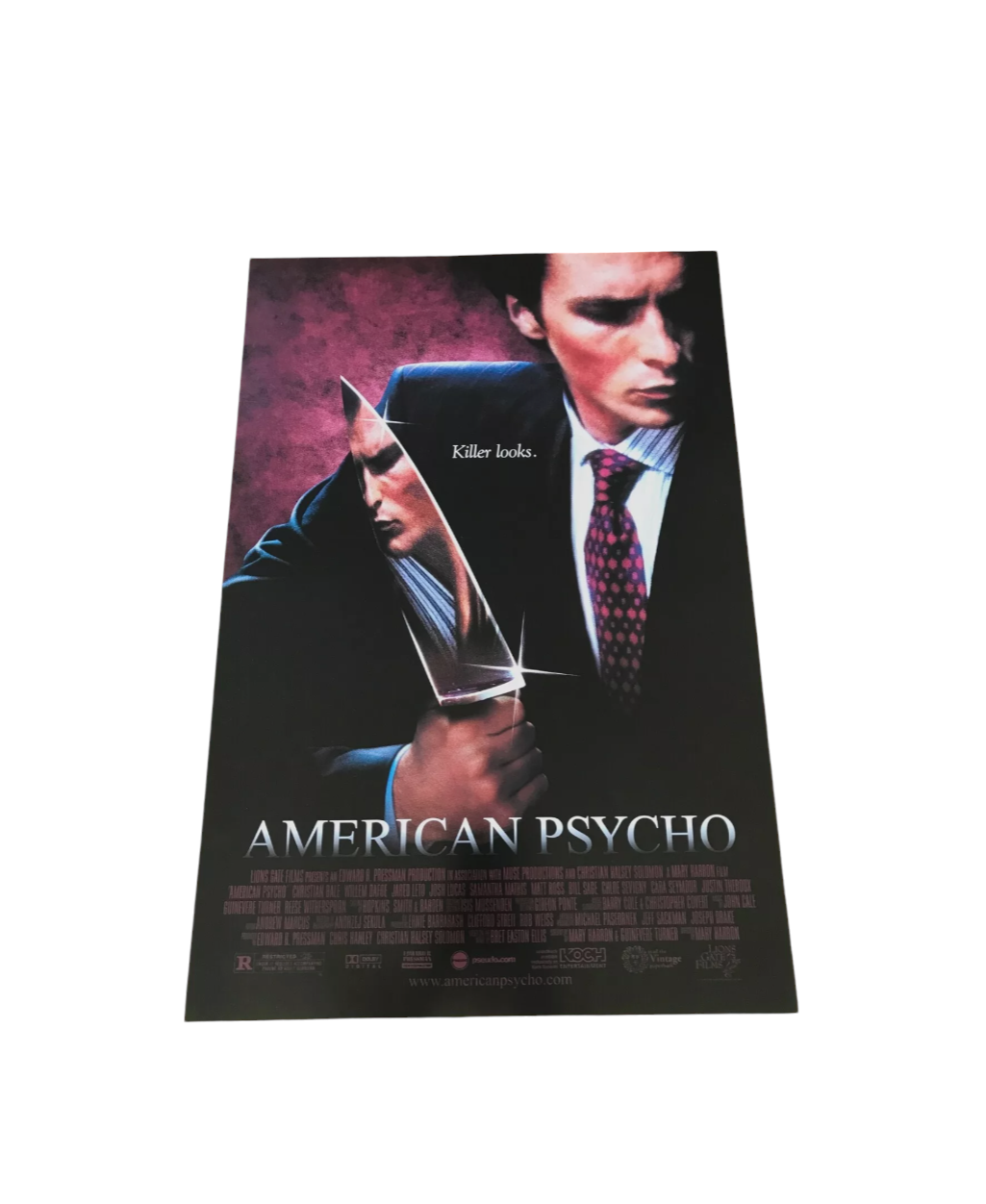 American Psycho movie promotional Poster