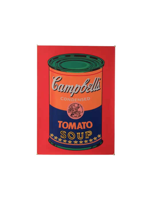 Andy warhol soup can canvas poster