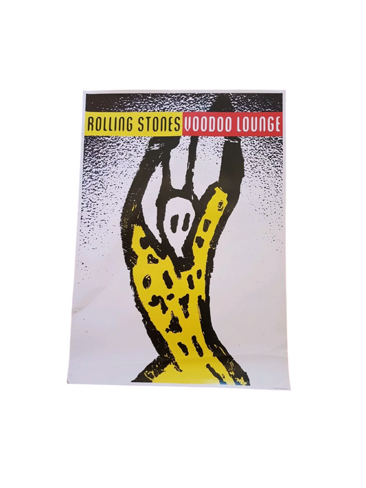 1995 Rolling Stones "Voodoo Lounge" promotional Poster