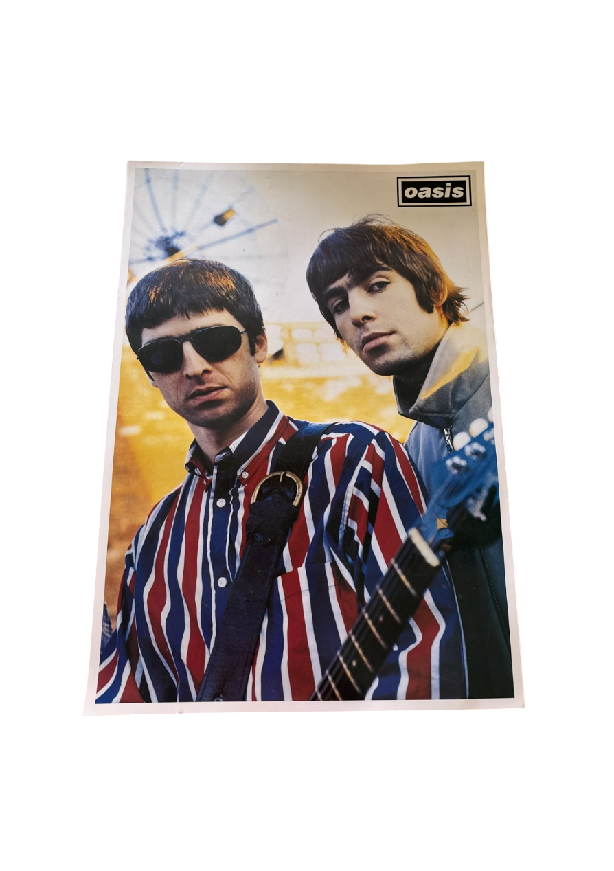 1994 OASIS "Liam and Noel" promotional Poster