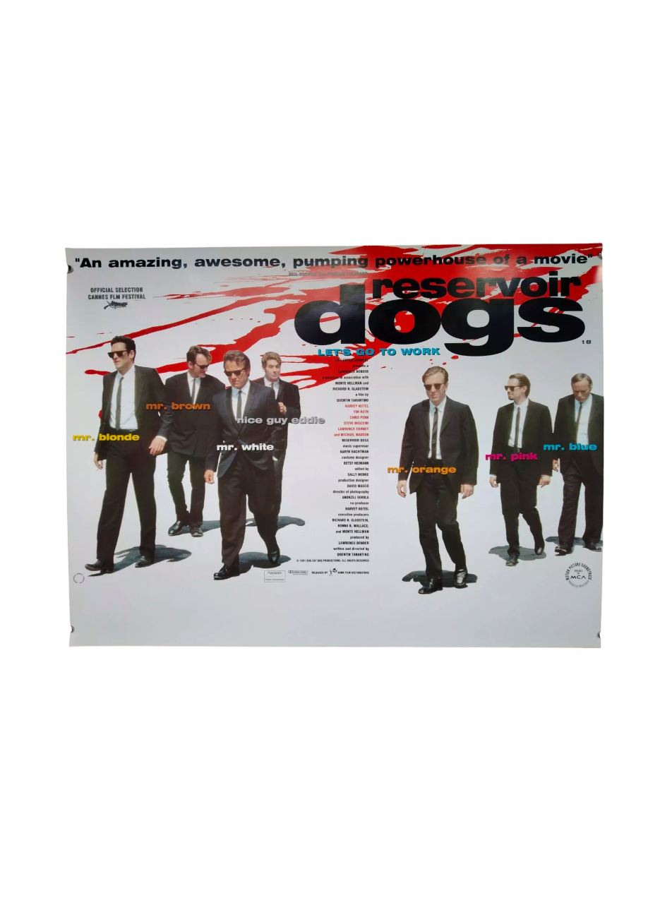 Reservoir Dogs movie promotional Poster