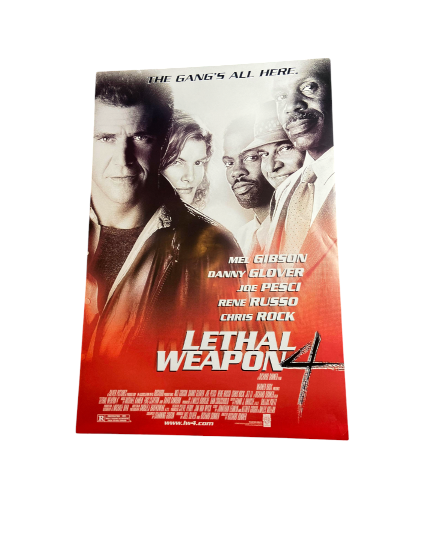 Lethal Weapon 4 Movie promo poster