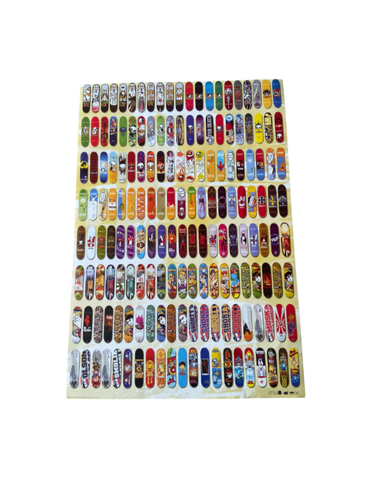 90s Skateboard SKATEDEX poster